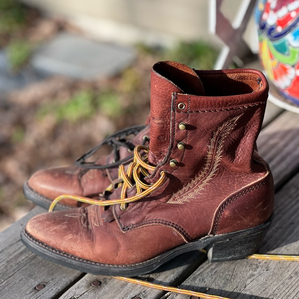 Brown Leather Women's Boots (Concert and Festival approved)